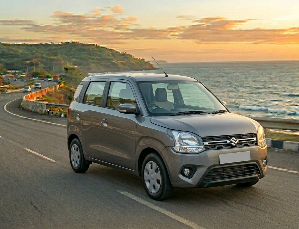 Maruti Suzuki WagonR self drive car rental in Goa
