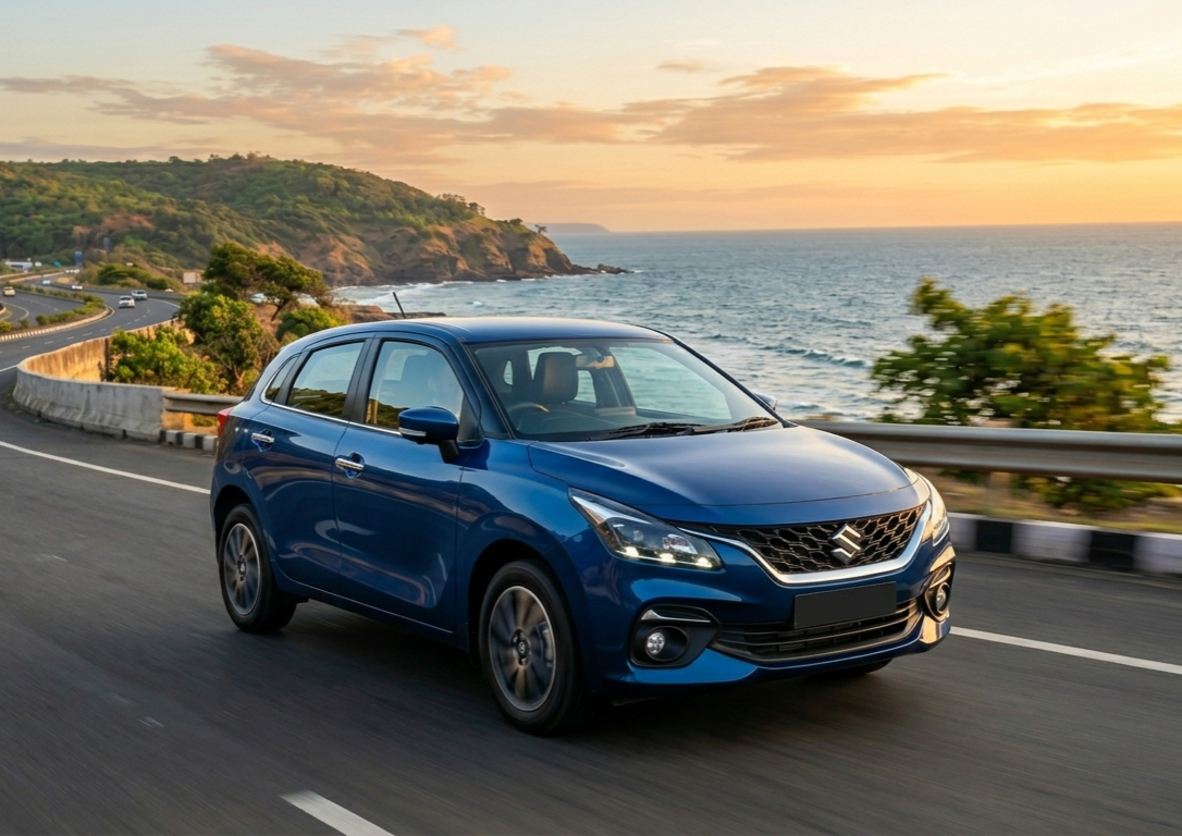Maruti Suzuki Baleno self drive car rental in Goa